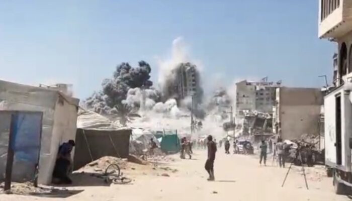 **Israel Kembali Serang Gedung Pencakar Langit di Gaza, Menara Soussi Jadi Sasaran**
