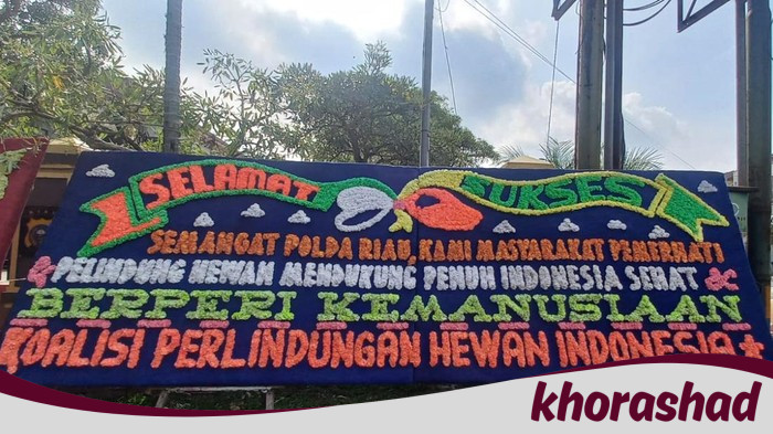 Tragedi Jagal Anjing di Riau, Polda Terima Ratusan Rangkaian Bunga dari Wartawan Anjing