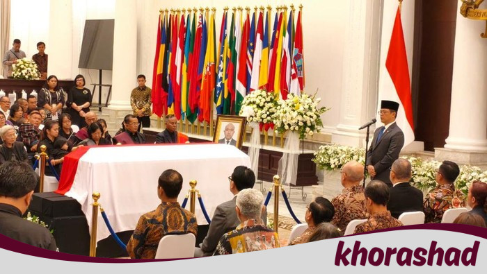 Menlu Beri Penghormatan Terakhir untuk Zetro Purba: Beliau Family Man yang Membuat Indonesia Berkaca