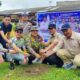HUT Lantas Bhayangkara, Polantas Percantik Inhu dengan Cat Marka-Tanam Pohon – Update 2