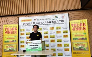 **Sido Muncul Bawa Cahaya Baru, 200 Pasien Katarak di Indramayu Terlayani Gratis**