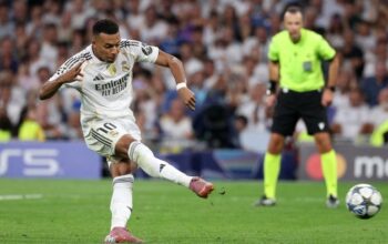 “Sontak! Dua Gol dari Titik Putih, Los Blancos Hajar Marseille 2-1”