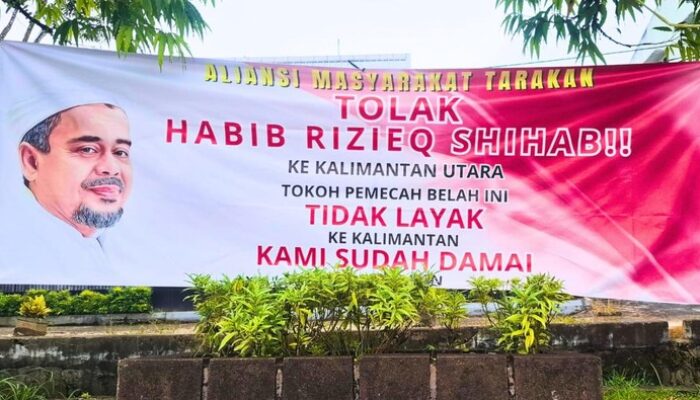 Kontroversi Melejit! Muncul Penolakan Kedatangan Habib Rizieq di Tarakan, Panitia Buka Suara