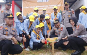 Mahasiswa ‘Agen Green Policing’ dan Polisi Tanam Pohon di Siabu Camping Ground: Langkah Nyata Menuju Bumi yang Lebih Hijau