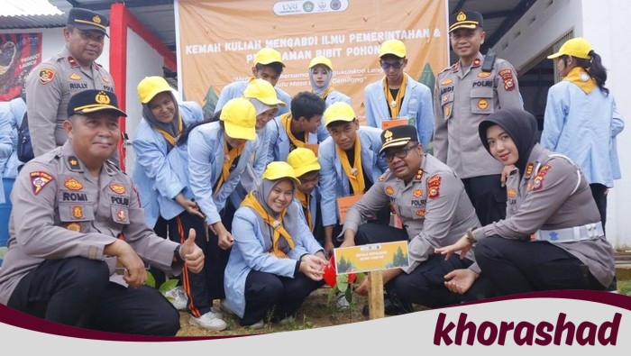Mahasiswa 'Agen Green Policing' dan Polisi Tanam Pohon di Siabu Camping Ground: Langkah Nyata Menuju Bumi yang Lebih Hijau