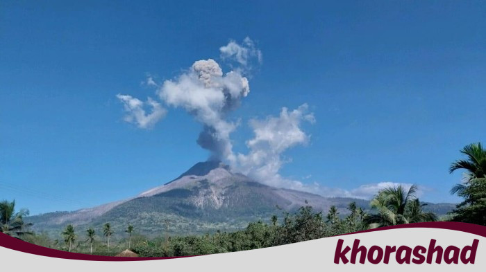 Gunung Lewotobi Laki-laki Membuat Heboh dengan Abu Vulkanik 2,5 Km!
