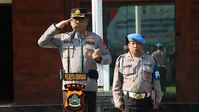 Sinergi Polisi dan Pecalang Apel Bersama untuk Perkuat Kondusivitas Denpasar - Update 2