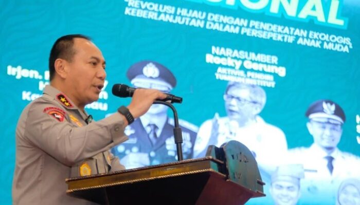 Kapolda Riau: ‘Revolusi Hijau’ Solusi Krisis Lingkungan Masa Kini
