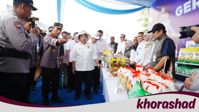 1.386 Ton Beras SPHP dari Polri, Gerakan Pangan Murah Tengah Panen Raya Kuartal III