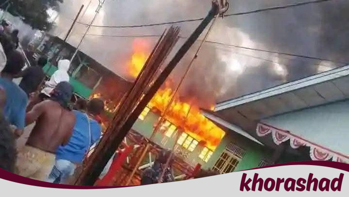 Konflik di Asmat: Warga Marah-Marah Bakar Pos Satgas, Imbas TNI Bunuh Pemabuk Ngamuk!