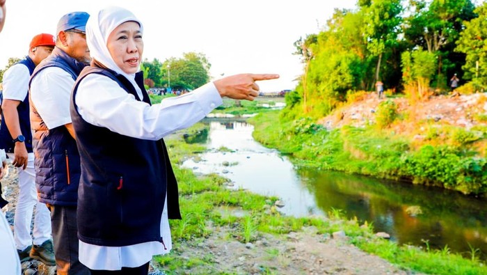 Khofifah: Bronjong Solusi Cegah Banjir, Jaga Irigasi, dan Produktivitas Sawah!