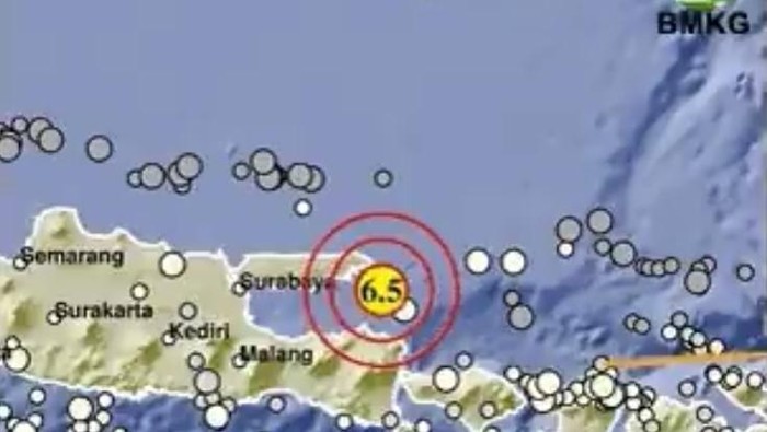 Gempa M 6,5 Sumenep: Gelombang Getaran Menyapu Wilayah dari Blitar ke Lombok, Waspadalah!