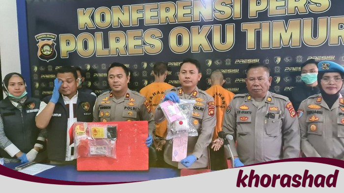1 Kg Sabu Ditemukan, Polisi Amankan 2 Warga Way Kanan Lampung!