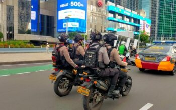 Ratusan Polisi Gencar Patroli, Jaga Jakarta dari Kekacauan Selatan hingga Utara!