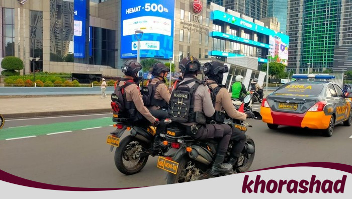 Ratusan Polisi Gencar Patroli, Jaga Jakarta dari Kekacauan Selatan hingga Utara!