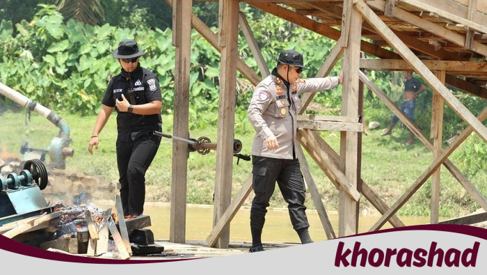 Operasi PETI Polres Kuansing Tetap Berlanjut, Meski Hadapi Perlawanan