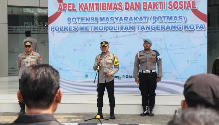 Kapolres Tangerang: “Kamtibmas Tidak Bisa Ditinggalkan, Potmas Harus Bersatu!”