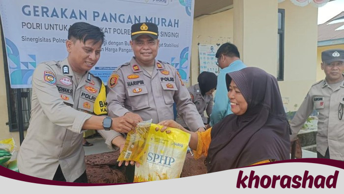 Polres Kuansing Tembus Pasar Murah, Warga Cerenti Senang-Senang!