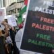 “Patung Kuda Berduka: Aksi Bela Palestina di Jl Medan Merdeka Ditutup Tiba-Tiba”