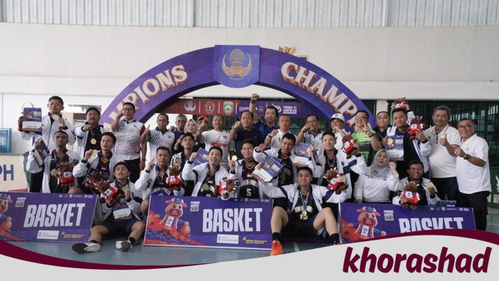 Dari Imipas ke Kemenangan, Tim Basket Jadi Bintang di PORNAS KORPRI 2025