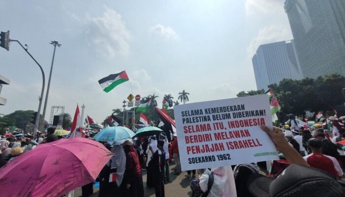 “Di Tengah Gencatan Senjata Gaza, Indonesia Gelar Solidaritas Bela Palestina”