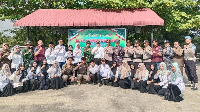 [Musim Hujan Ekstrem, Polres Rohil Bersiap Antisipasi Banjir dengan Apel Serentak]