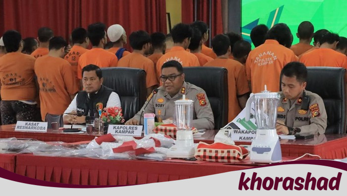 Operasi Antik Polres Kampar: 66 Pelaku Dijerat, Sabu hingga Ekstasi Disita, Warga diimbau Waspadai!