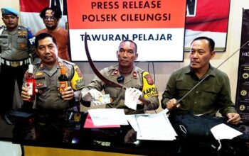 Tragedi di Cileungsi Bogor: Polisi Tangkap 4 Pelaku Tawuran, 1 Pelajar Jadi Korban!