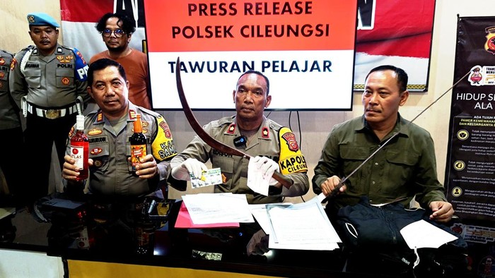 Tragedi di Cileungsi Bogor: Polisi Tangkap 4 Pelaku Tawuran, 1 Pelajar Jadi Korban!