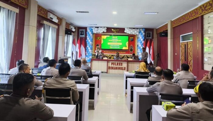 “Bhabin Polres Rohul Menyapu Baru dengan Inovasi Aplikasi ‘Fasih BPS'”