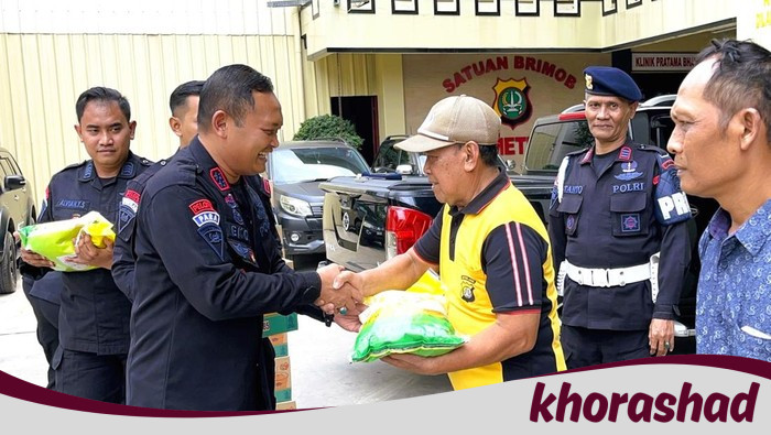 Brimob PMJ Salurkan Sembako, Satukan Kehidupan PHL!