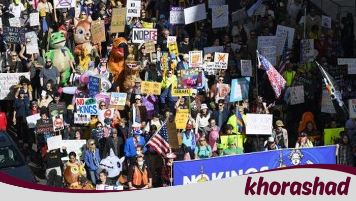 Massa Demo 'No Kings' Desak Revisi Kebijakan Trump, Ini Tuntutannya!