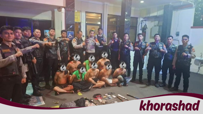 8 Pelaku Tawuran dengan Narkoba hingga Molotov Disita di Jakpus, Polisi Berhasil Bekuk!