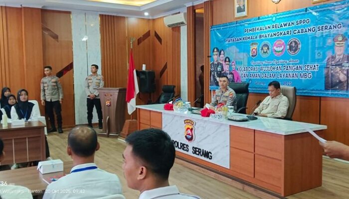 Cegah Tragedi MBG, Polres Serang Perkuat Jaringan Relawan SPPG!