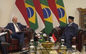 Dalam Acara HUT Brasil, Prabowo Bicara Perjanjian Dagang di Depan Lula