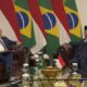 Dalam Acara HUT Brasil, Prabowo Bicara Perjanjian Dagang di Depan Lula