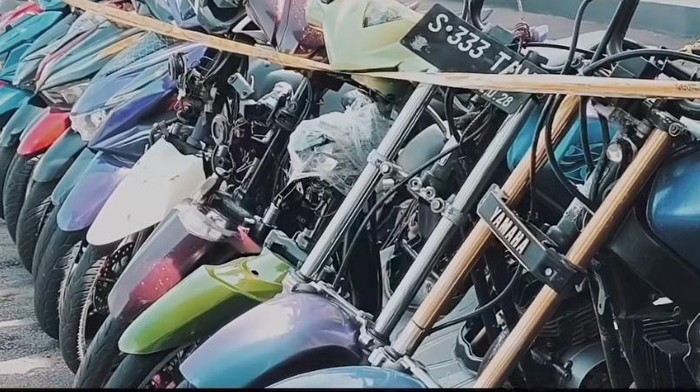 Polisi Razia Balap Liar di Cileungsi Bogor, Sita 16 Motor dalam Operasi Tepat Sasaran