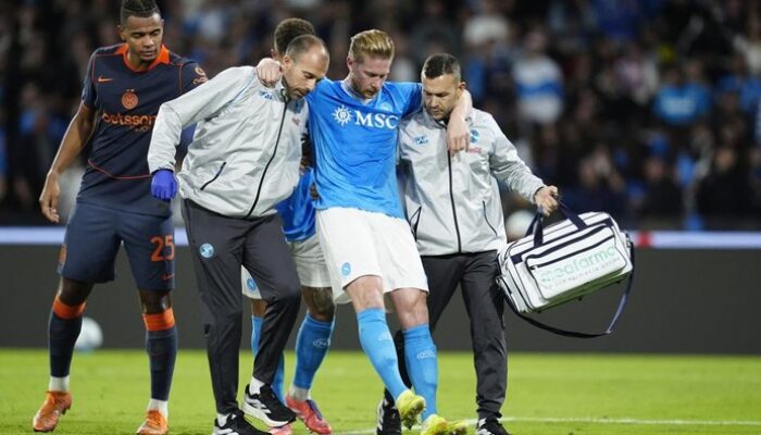 De Bruyne Cedera Usai Tendang Penalti, Napoli Waswas, Apakah Ini Awal Krisis?