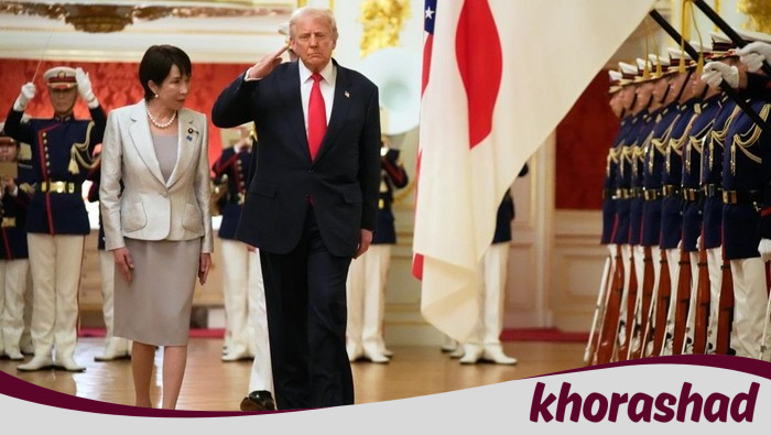 Momen Trump Bingung Saat Seremoni Penyambutan di Jepang - Update 2