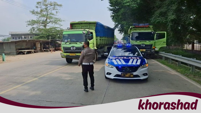 Polda Banten Kecam Truk Tambang, Sosialisasi Pembatasan Operasional Berdampak pada Ekonomi Lokal