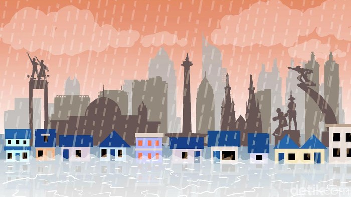 54 Titik Banjir di Jakarta, Air Mencapai 160 Cm, Bencana Menyisakkan Pertanyaan Besar
