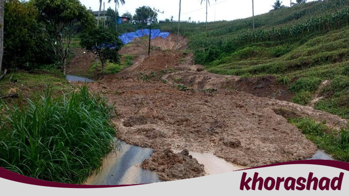 100 Meter Tanah Longsor Tutup Jalur Utama, Warga Pagerwojo Terdampak