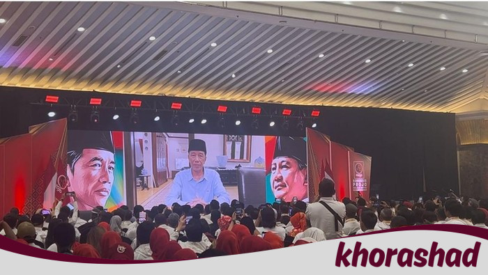 Jokowi Lewat Video di Kongres Projo: Relawan Harus Terus Bergerak!