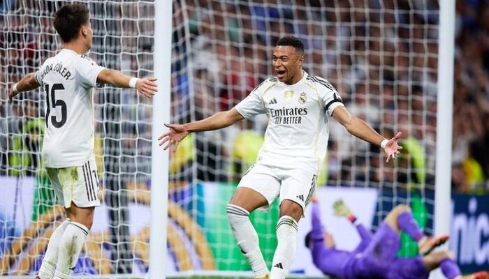“Mbappe’s Double Blow: Madrid Dominates Valencia 4-0”