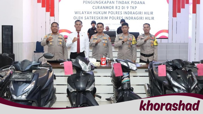 2 Remaja Inhil Terlibat Curanmor Ditangkap: 9 TKP, 6 Motor Disita, Petugas Kebut Sosial Remaja!