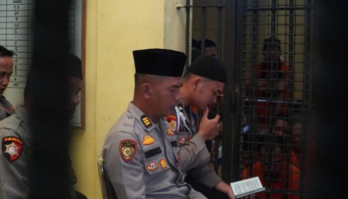 Tahanan Rutan Diberikan Kesempatan Bertobat oleh Polres Rohul