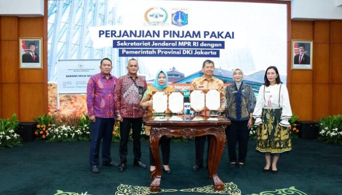 Pemprov DKI & MPR Gandeng Tangan dalam Perjanjian Barang Milik Negara