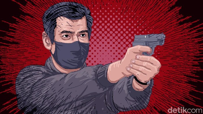 [Kengerian! Detik-detik Hansip Ditembak Maling Motor di Jaktim, Sempat Duel dengan Pelaku]