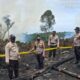 60 Km Perjuangan, Polres Kampar Taklukkan Api Karhutla dengan Dedikasi