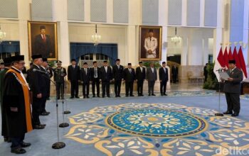 **Dwiarso Budi Santiarto Jadi Wakil Ketua MA, Ucap Sumpah di Hadapan Prabowo**